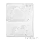Artikelbild 1 des Artikels “Gießform Schnecken, 15,5 x 11 x 2 cm + 9,5 x 6,6 x 2 cm “