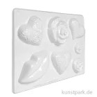 Artikelbild 1 des Artikels “Gießform - Seife, Herz, Rosen, Kuss “