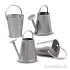Artikelbild 1 des Artikels “Mini Gießkanne und Eimer aus Metall 2-3 cm, 4 Stück sortiert “