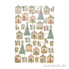 Artikelbild 1 des Artikels “Glanzbilder - Weihnachtsmarkt, 1 Bogen, 17 x 25 cm “