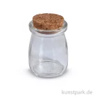 Artikelbild 1 des Artikels “Glas Gefäß mit Kork Deckel, Höhe 7cm, 100 ml “