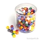 Artikelbild 1 des Artikels “Glas-Großlochradl gemischte Farben, opak, 55 g Dose | 5,4 mm“