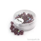 Artikelbild 1 des Artikels “Glas Schliffperle OLIVE irisierend - 6x4 mm - 50 Stück Dose | Amethyst“