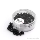 Artikelbild 1 des Artikels “Glas Schliffperle OLIVE irisierend - 6x4 mm - 50 Stück Dose | Schwarz - Nicht Irisierend“