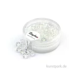 Artikelbild 1 des Artikels “Glas Schliffperle RADL irisierend - 6x3 mm - 40 Stück Dose | Bergkristall“