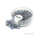Artikelbild 1 des Artikels “Glas Schliffperlen irisierend - 6 mm - 50 Stück Dose | Blaugrau“