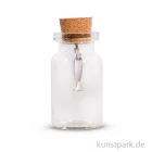 Artikelbild 1 des Artikels “Glasfläschchen mit Charm, Höhe 4,5 cm, 4 Stück Fisch“