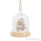 Artikelbild 1 des Artikels “Glasglocke zum Hängen - Reh, 8 x 6 cm “
