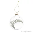 Artikelbild 1 des Artikels “Glaskugel - Baumschmuck mit Trockenfarn, 8 cm “