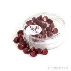 Artikelbild 1 des Artikels “Glasperlen-Dreikant - 7 mm - 32 Stück Dose | Burgund“