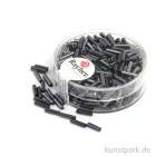 Artikelbild 1 des Artikels “Glasstifte mit Silbereinzug - 7x2 mm - 15 g Dose | Blutstein“