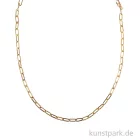 Artikelbild 1 des Artikels “Gliederkette Paperclip, Gold, 1,5 x 17 x 6,5 mm, Länge 80 cm “