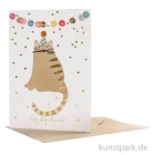 Artikelbild 1 des Artikels “Good old friends - Crazy Cat Karte, Hipp hipp hurra “