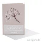 Artikelbild 1 des Artikels “Good old friends - Draht Trauerkarte, Ginko “