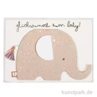 Artikelbild 1 des Artikels “Good old friends - Elefanten Baby Karte, Glückwunsch “