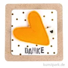 Artikelbild 1 des Artikels “Good old friends - Filzherzmagnet, Danke “