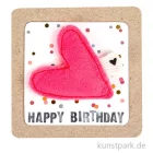 Artikelbild 1 des Artikels “Good old friends - Filzherzmagnet, Happy Birthday “