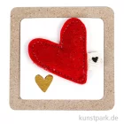 Artikelbild 1 des Artikels “Good old friends - Filzherzmagnet, Herz “