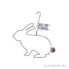 Artikelbild 1 des Artikels “Good old friends - Frühlings Drahtornament, Hase, Gruß “