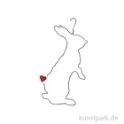 Artikelbild 1 des Artikels “Good old friends - Frühlings Drahtornament, Hase, Herz “