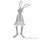 Artikelbild 1 des Artikels “Good old friends - Hasen Kantenhocker, Latzhose gestreift “