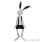 Artikelbild 1 des Artikels “Good old friends - Hasen Kantenhocker, Latzhose schwarz “