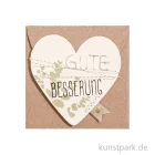 Artikelbild 1 des Artikels “Good old friends - Mini Herz Kärtchen, Gute Besserung “