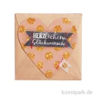 Artikelbild 1 des Artikels “Good old friends - Mini Herz Kärtchen, Herzlichen Glückwunsch “