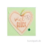 Artikelbild 1 des Artikels “Good old friends - Mini Herz Kärtchen, Viel Glück “