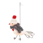 Artikelbild 1 des Artikels “Good old friends - Mini Wintervogel, Grauer Schal, Herz Rot “
