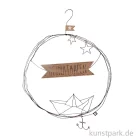 Artikelbild 1 des Artikels “Good old friends - Türkranz aus Draht, Papierboot, Heimathafen “