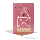 Artikelbild 1 des Artikels “Good old friends - Winter Wollkarte, Haus “