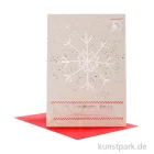 Artikelbild 1 des Artikels “Good old friends - Winter Wollkarte, Schneeflocke “