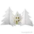 Artikelbild 1 des Artikels “Good old friends - Winterlandschaft aus Papier, Haus “