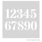 Artikelbild 1 des Artikels “Grafische Schablonen 10er Set - Ziffern 1-0, Größe 62x74 mm “