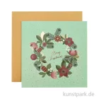 Artikelbild 1 des Artikels “Grußkarte mit Umschlag - Merry Christmas, Helleborus, 14 x 14 cm “