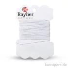 Artikelbild 1 des Artikels “Gummifaden, 0,6 mm, 5 Meter Weiß“