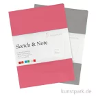 Artikelbild 1 des Artikels “Hahnemühle SKETCH & NOTE, 20 Blatt, 125g, 2 Booklets, Grey-Pink “