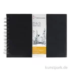 Artikelbild 1 des Artikels “Hahnemühle Skizzenbuch D&S, 80 Seiten, 140g, schwarz, spiral DIN A4 (quer)“