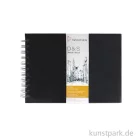 Artikelbild 1 des Artikels “Hahnemühle Skizzenbuch D&S, 80 Seiten, 140g, schwarz, spiral DIN A5 (quer)“