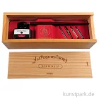 Artikelbild 1 des Artikels “HERBIN Geschenkset - Federhalter, Schreibfedern + Tinte im Holzkasten “