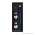 Artikelbild 1 des Artikels “HERBIN Glasfeder Set mit 2 Tinten, Ultramarin “