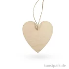Artikelbild 1 des Artikels “Herz aus Holz mit Aufhänger - 6 Stück “