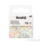 Artikelbild 1 des Artikels “Herz Perlen, Rainbow Pearl Mix, 8 x 9 x 5 mm, 70 Stück “
