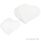 Artikelbild 1 des Artikels “Herzen aus Papier, zwei Größen 6-8 cm, ausgestanzt, 50 Stück weiß “