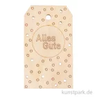 Artikelbild 1 des Artikels “Holz Anhänger - Alles Gute, 4,8 x 8,2 cm “