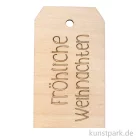 Artikelbild 1 des Artikels “Holz-Anhänger - Fröhliche Weihnachten, 4,8 x 8,2 cm “