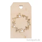 Artikelbild 1 des Artikels “Holz Anhänger - Kranz, 4,8 x 8,2 cm “