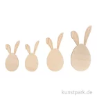 Artikelbild 1 des Artikels “Holz Deko Hase, Natur, 8+10+12 cm, 4 Stück “