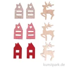 Artikelbild 1 des Artikels “Holz+Filz Streuteile Home mit Klebepunkt, 4,7-5,5 cm, 9 Stück “